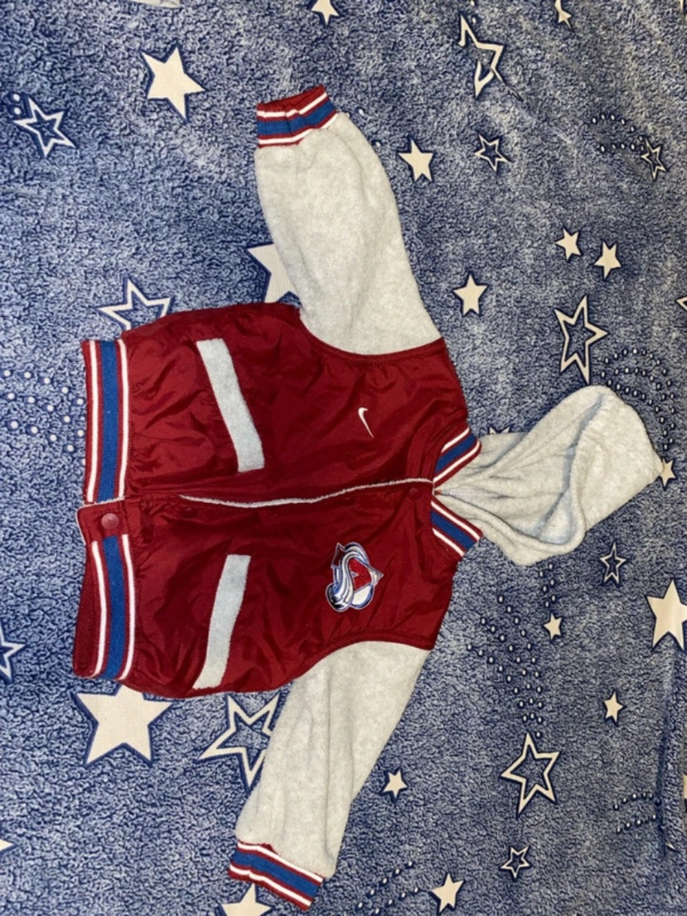 Vintage Nike Colorado avalanche baby bomber